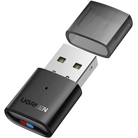 USB ადაპტერი UGREEN CM408 (10928) USB2.0 Bluetooth Transmitter 5.0, Nintendo Switch, Black